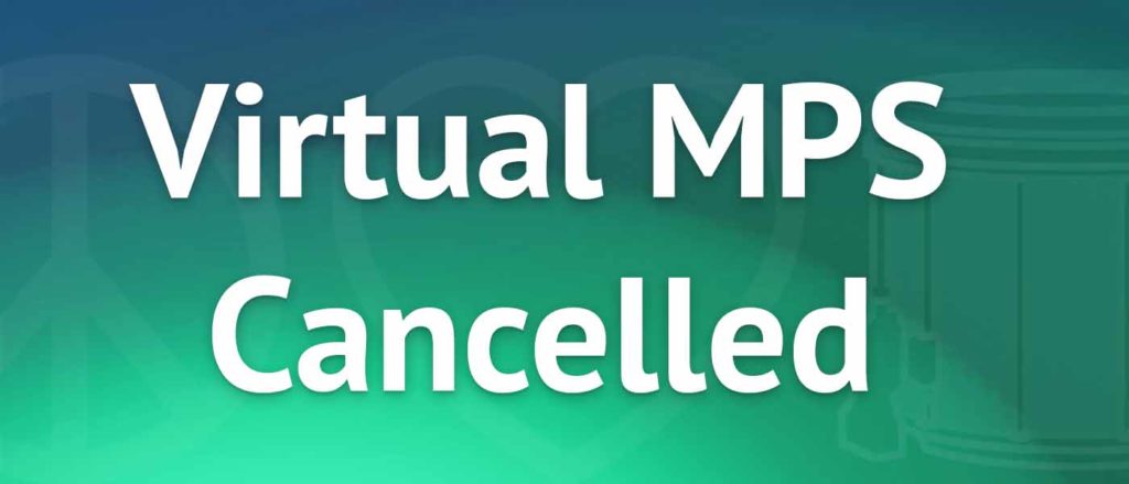 MPS Virtual 2020 Cancelled.